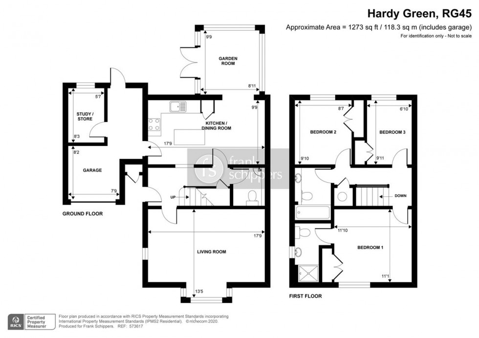 Floorplan for Hardy Green, Wellington Chase, Crowthorne