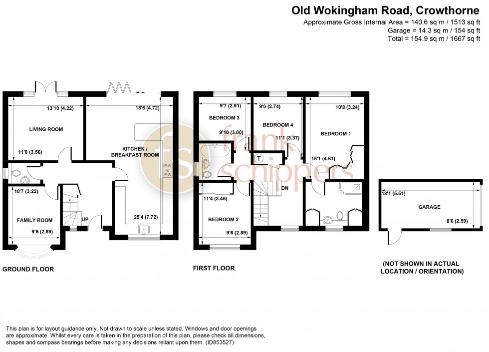 Floorplan for Old Wokingham Road, Crowthorne