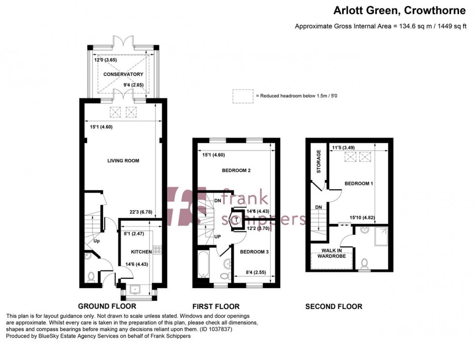 Floorplan for Arlott Green, Crowthorne