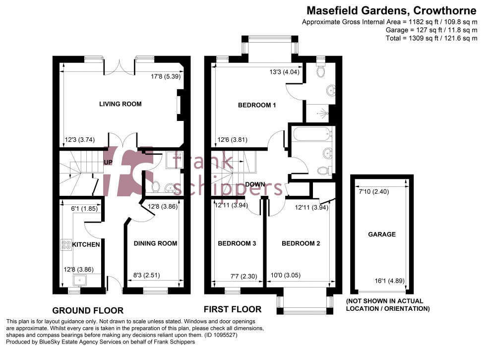 Floorplan for Masefield Gardens, Crowthorne