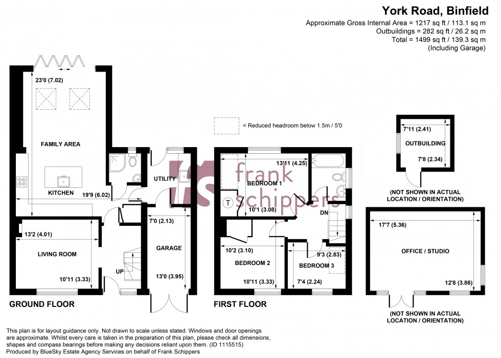 Floorplan for York Road, Bracknell