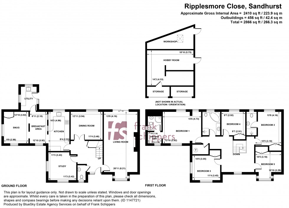 Floorplan for The Stumps, Ripplesmore Close, Sandhurst