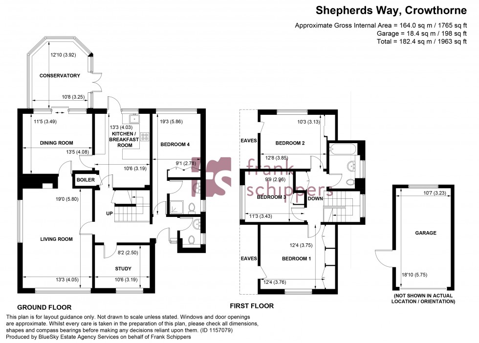 Floorplan for Shepherds Way, Crowthorne