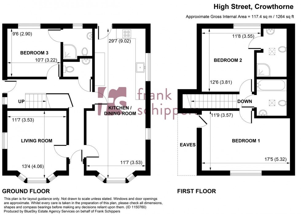 Floorplan for High Street, Crowthorne